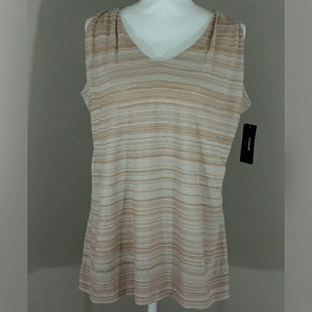 Misook collection sleeveless top
